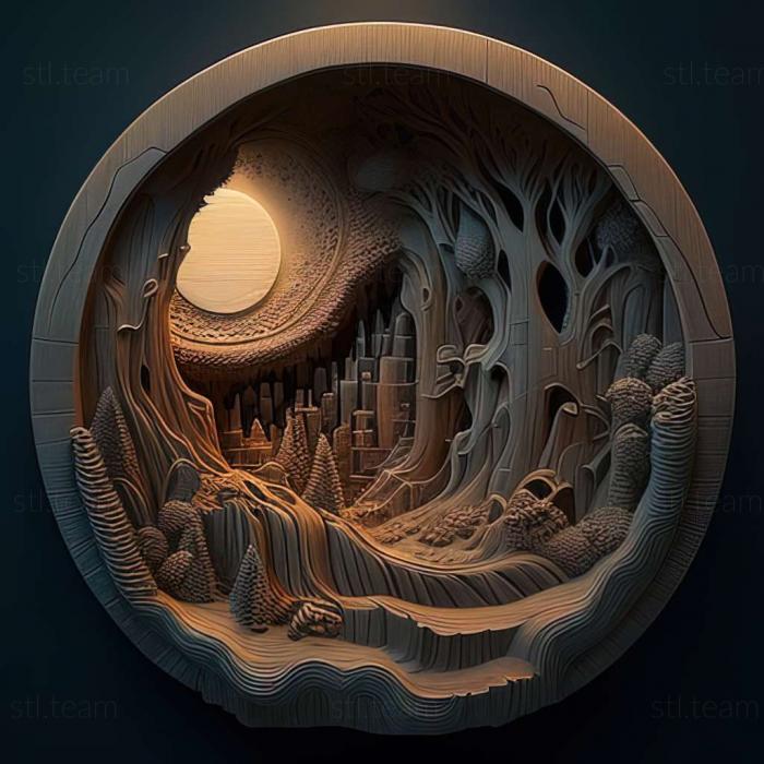 3D модель Гра Agharta The Hollow Earth (STL)